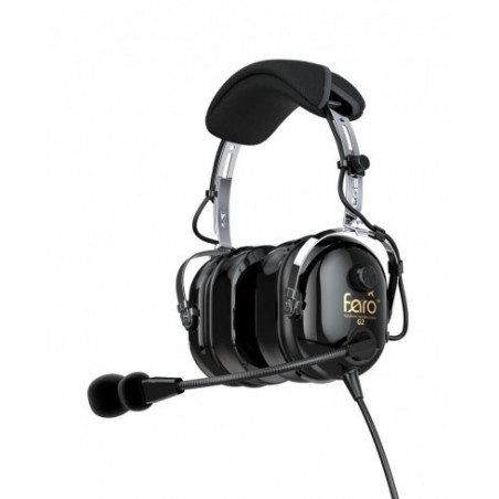 Casque aviation FARO G2 black