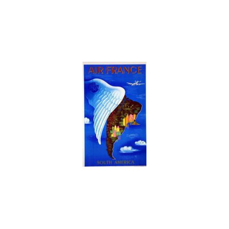 Affiches AIR FRANCE AMERIQUE DU SUD
