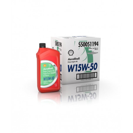HUILE AEROSHELL 15W50 carton de 6 bidons