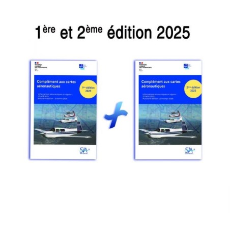 Complément aux cartes aéronautiques 2025 édition 1+2