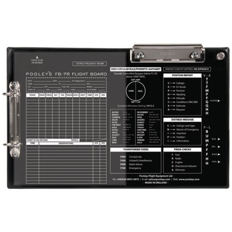 Planche de vol A4 simple FB-7 Pooleys