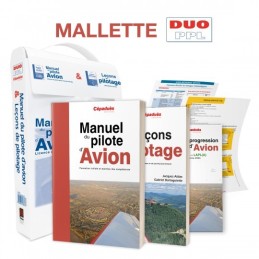 LA MALLETTE DUO PPL-LAPL. Le manuel pilote avion 20ème édition)+Manuel leçon de pilotage 7 ème édition + livret de progression
