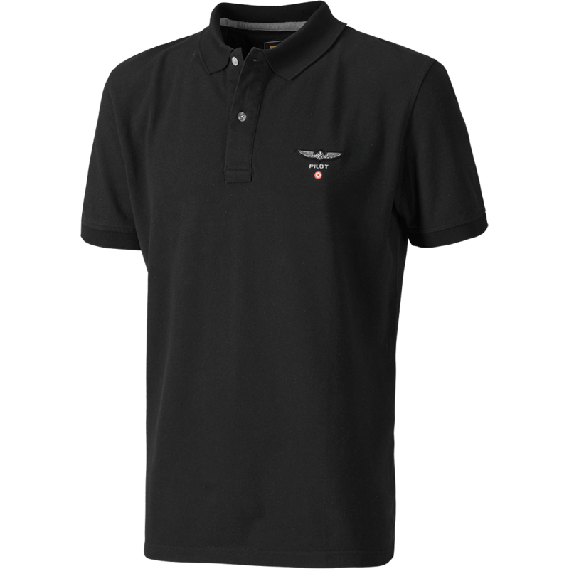 POLO PILOT couleur noire POLO PILOT couleur noire