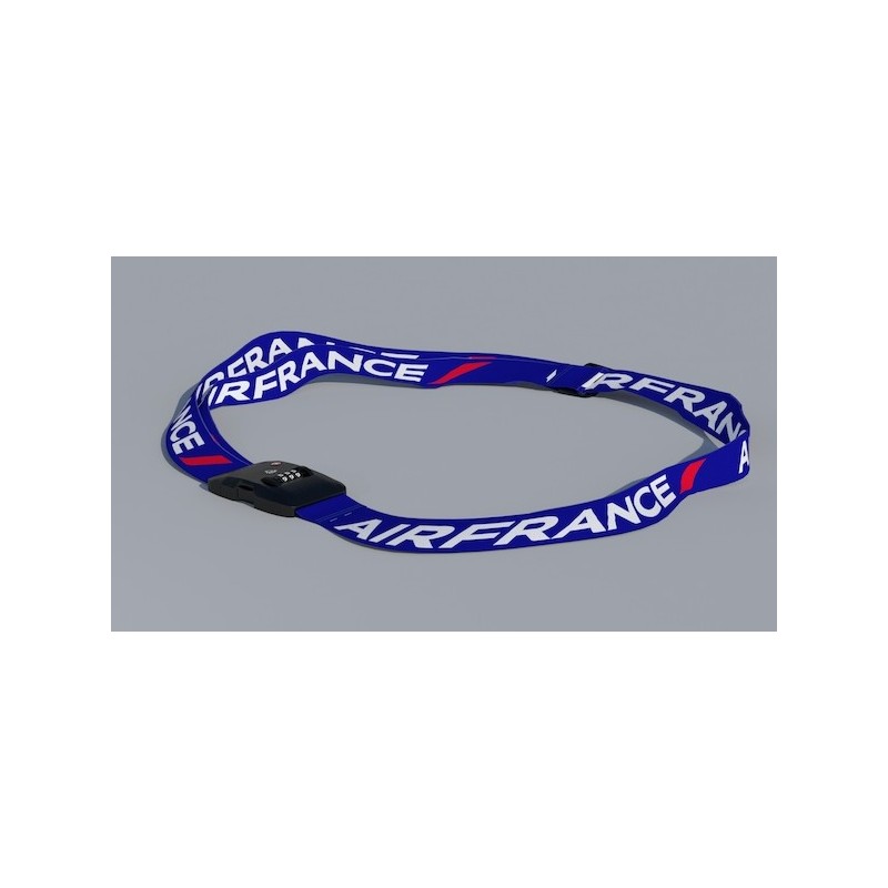 Sangle de bagage avec cadenas AIR FRANCE Sangle de bagage avec cadenas AIR FRANCE