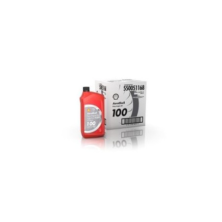 HUILE AEROSHELL 100 en carton de 6 bidons ( 6 x 0.946 L )