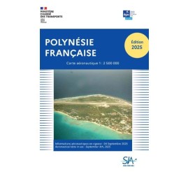 Carte de Vol à vue Polynésie française 2025