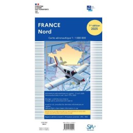 Carte aéro France NORD au 1/1 000 000 édition 1 2025