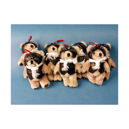 Peluche Ourson aviateur 12 cms