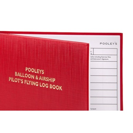CARNET DE VOL BALLONS ET DIRIGEABLES POOLEYS version anglaise