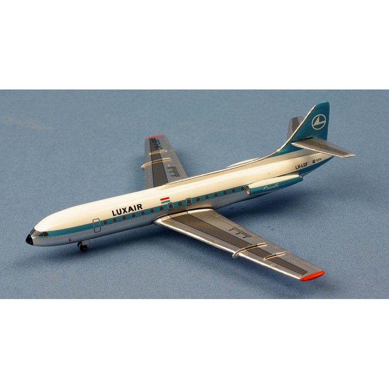 Maquette CARAVELLE SE-210 LUXAIR LX-LGF ech 1/400 ème Maquette CARAVELLE SE-210 LUXAIR LX-LGF ech 1/400 ème