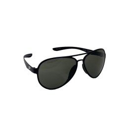 Lunette de soleil aviateur FLYING EYES Cooper Narrow (Kestrel) , noire mat , verres G15 (vert neutre)