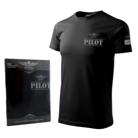 T-SHIRT PILOT noir pour hommes
