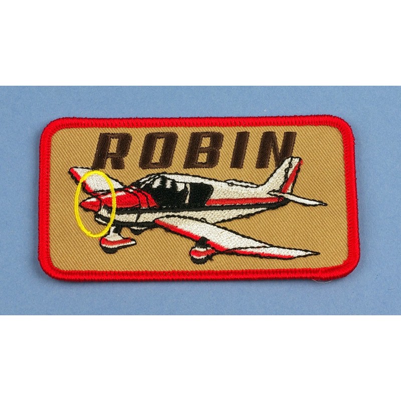 Écusson Robin DR400 brodé 100x53mm