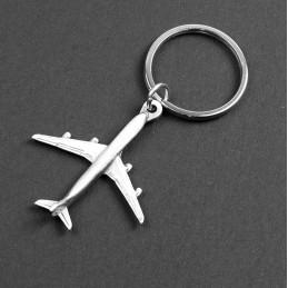 Porte-clés AIRBUS A 340 finition étain