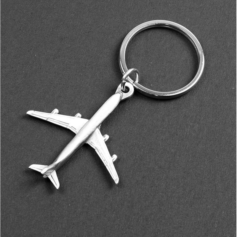 Porte-clés AIRBUS A 340 finition étain