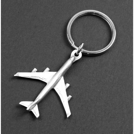 Porte-clés BOEING 747-400 finition étain