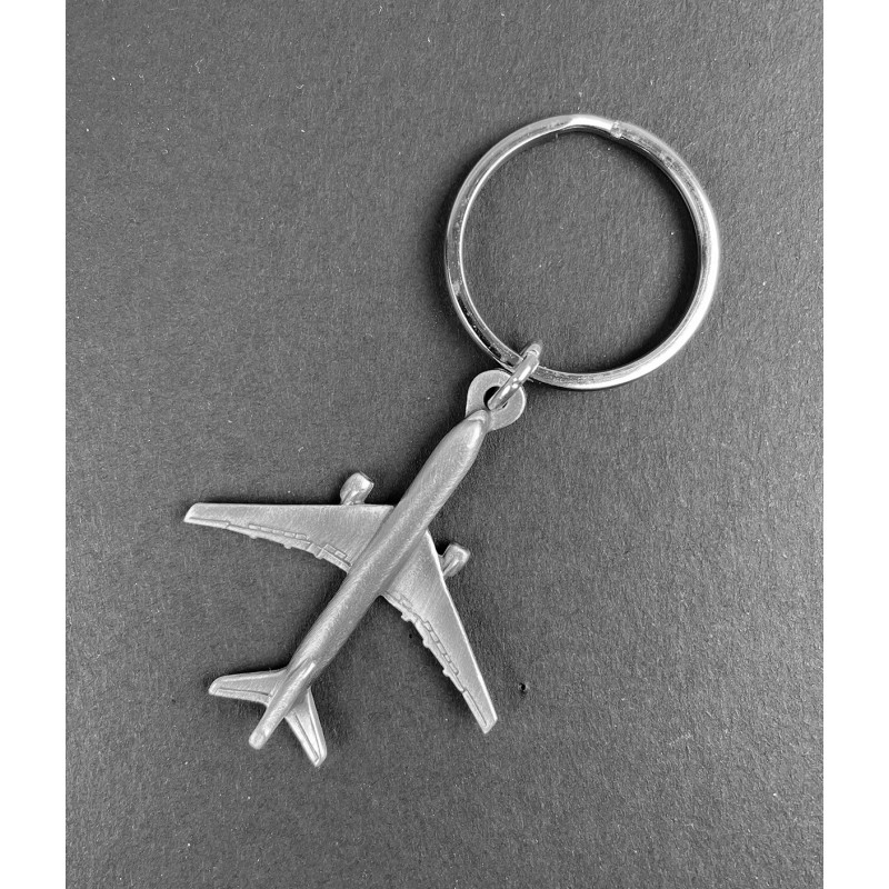 Porte-clés Boeing 777 finition étain