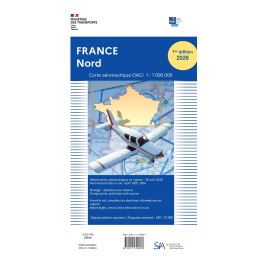 Carte aéro FRANCE NORD 2026 au 1/1 000 000 édition 1