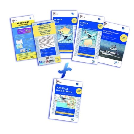 Documents VFR 2026 SIA + carte Marseille Delta du Rhone 250 k 1ère édition