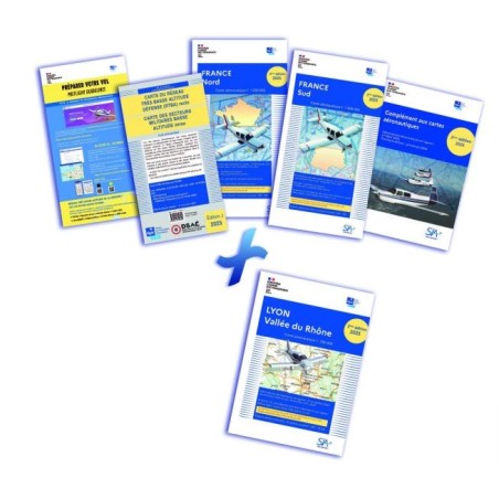 Documents VFR 2026 SIA + carte LYON vallée du Rhone 250 K 1ère édition