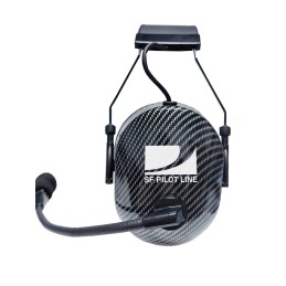 Casque avion SF PILOT LINE 300C , double jack avec sacoche