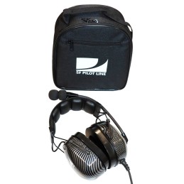 Casque avion SF PILOT LINE 300C , double jack avec sacoche