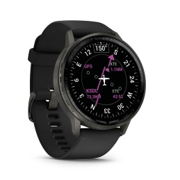 Montre GARMIN D2 AIR X-15 Aviator ,boitier couleur ardoise, bracelet noir