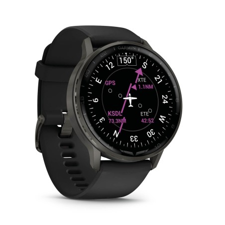 Montre GARMIN D2 AIR X-15 Aviator ,boitier couleur ardoise, bracelet noir