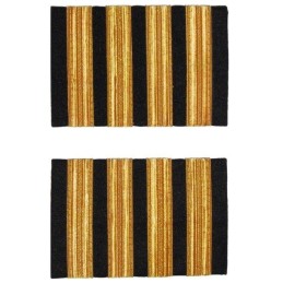 Paire de galons d'épaules CdB OR ( 4 barettes)
