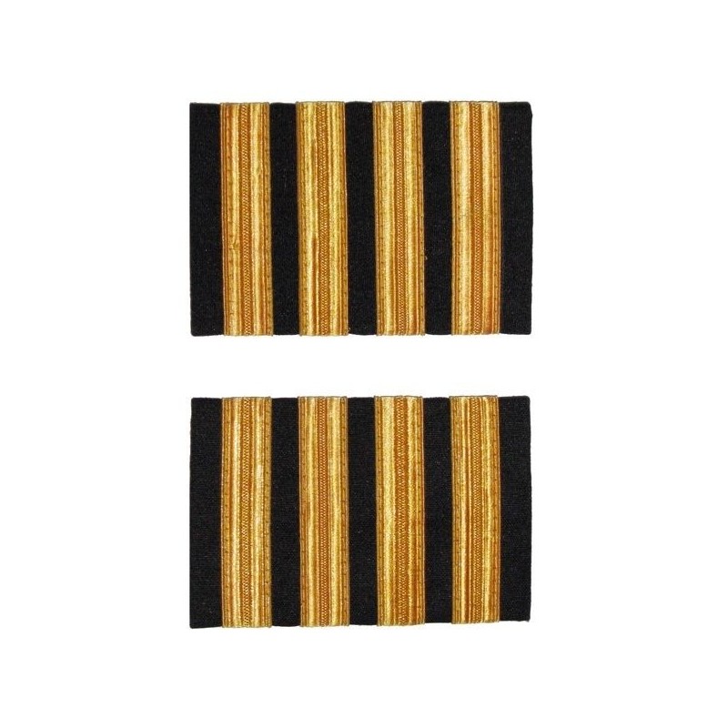 Paire de galons d'épaules CdB OR ( 4 barettes)