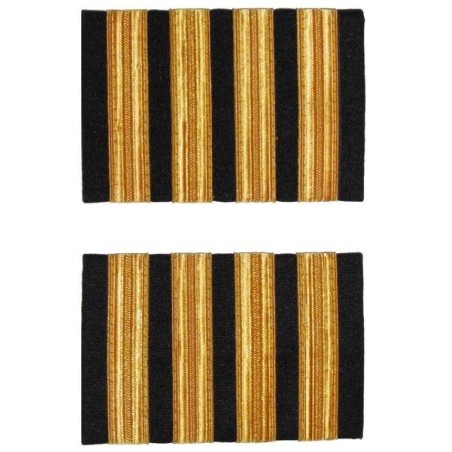 Paire de galons d'épaules CdB OR ( 4 barettes)