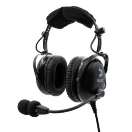 Casque aviation PRO MAX ANR PILOT COM USA + sacoche