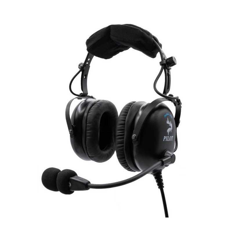 Casque aviation PRO MAX ANR PILOT COM USA + sacoche