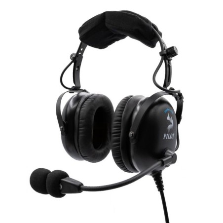 Casque aviation PRO MAX ANR PILOT COM USA + sacoche