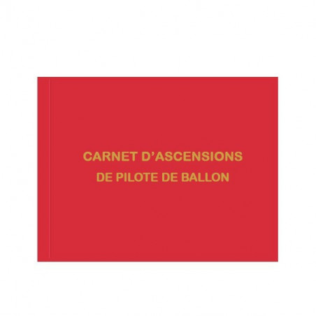 Carnet d'ascensions ballon
