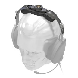 Haut de tête ajustable pour casque avion