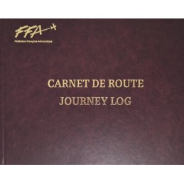CARNET DE ROUTE AVION logoté FFA