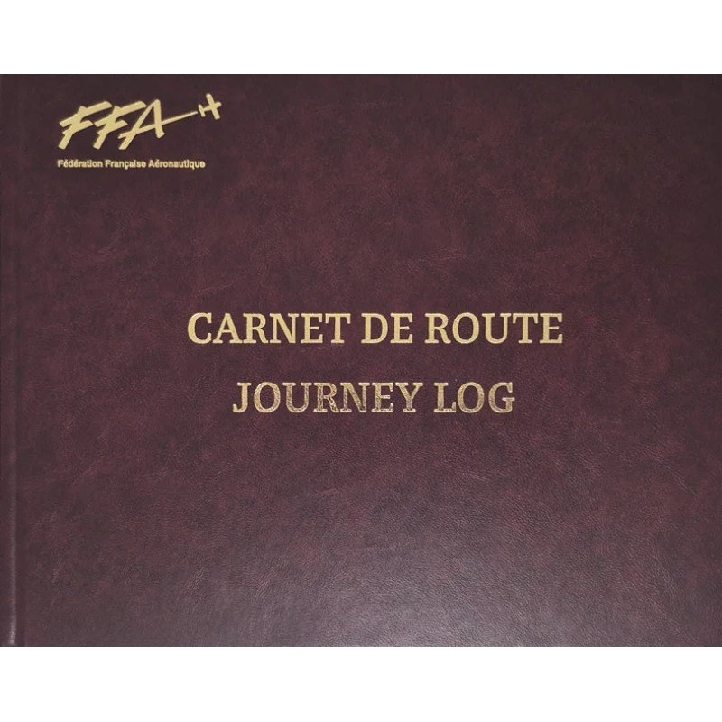 CARNET DE ROUTE AVION logoté FFA