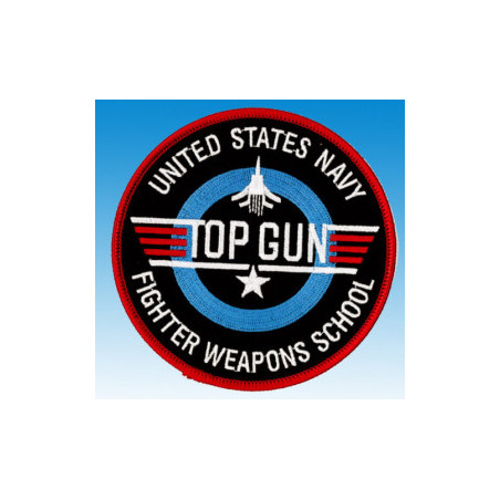Ecusson TOP GUN brodé