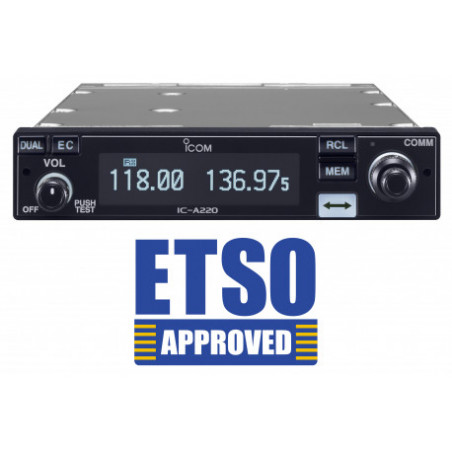 Radio aviation VHF ICOM IC-A220T