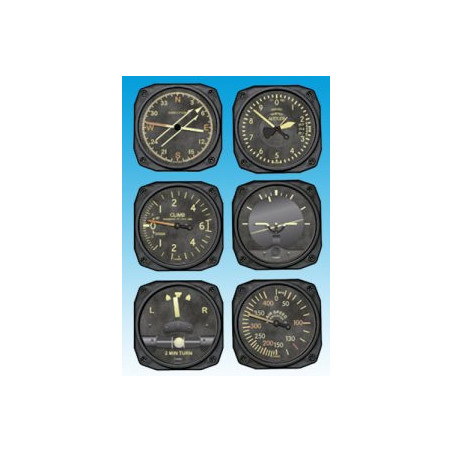 Lot de 6 Sous-verres instruments standards "vintage"