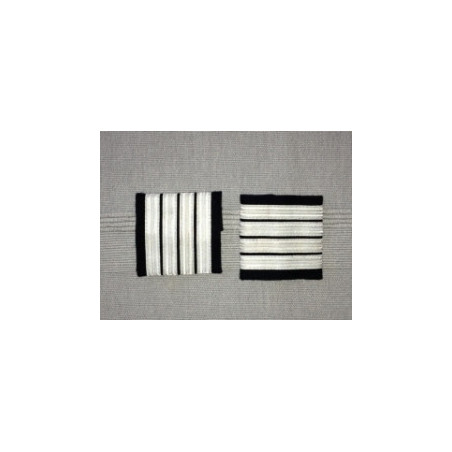 Paire de Galons d'épaules CdB Platine