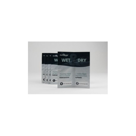 LOT DE 10 Lingettes de nettoyage Aero Sence Wet & Dry