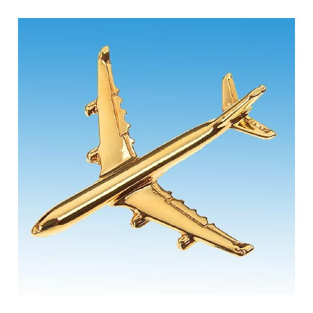 PINS AIRBUS A340 doré