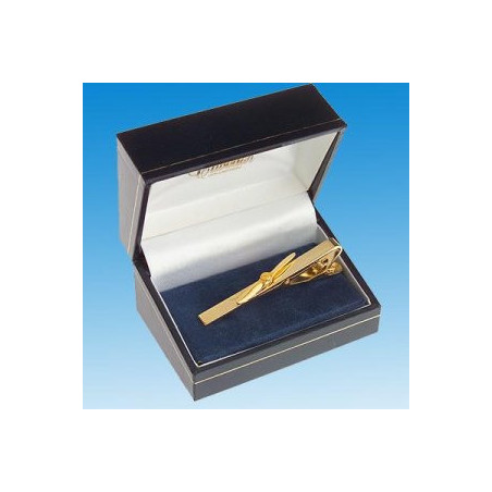 Pince cravate Hélice dorée