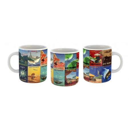 MUG AIR FRANCE PATCHWORK (vente à l'unité)