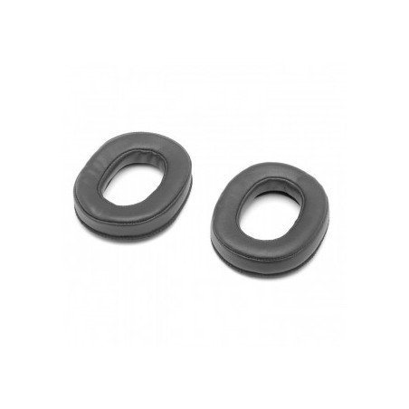 Paire de coussinets adhésifs simili cuir pour casque PILOT COM USA