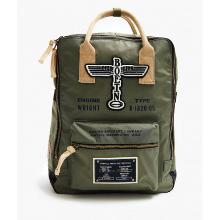 SAC A DOS BOEING VINTAGE LOGO RED CANOE