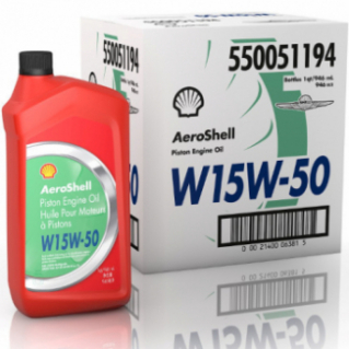 AEROSHELL HUILE W15/W50 6 Bidons de 0.946 L 