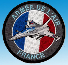 Patch arme de l'air France Rafale